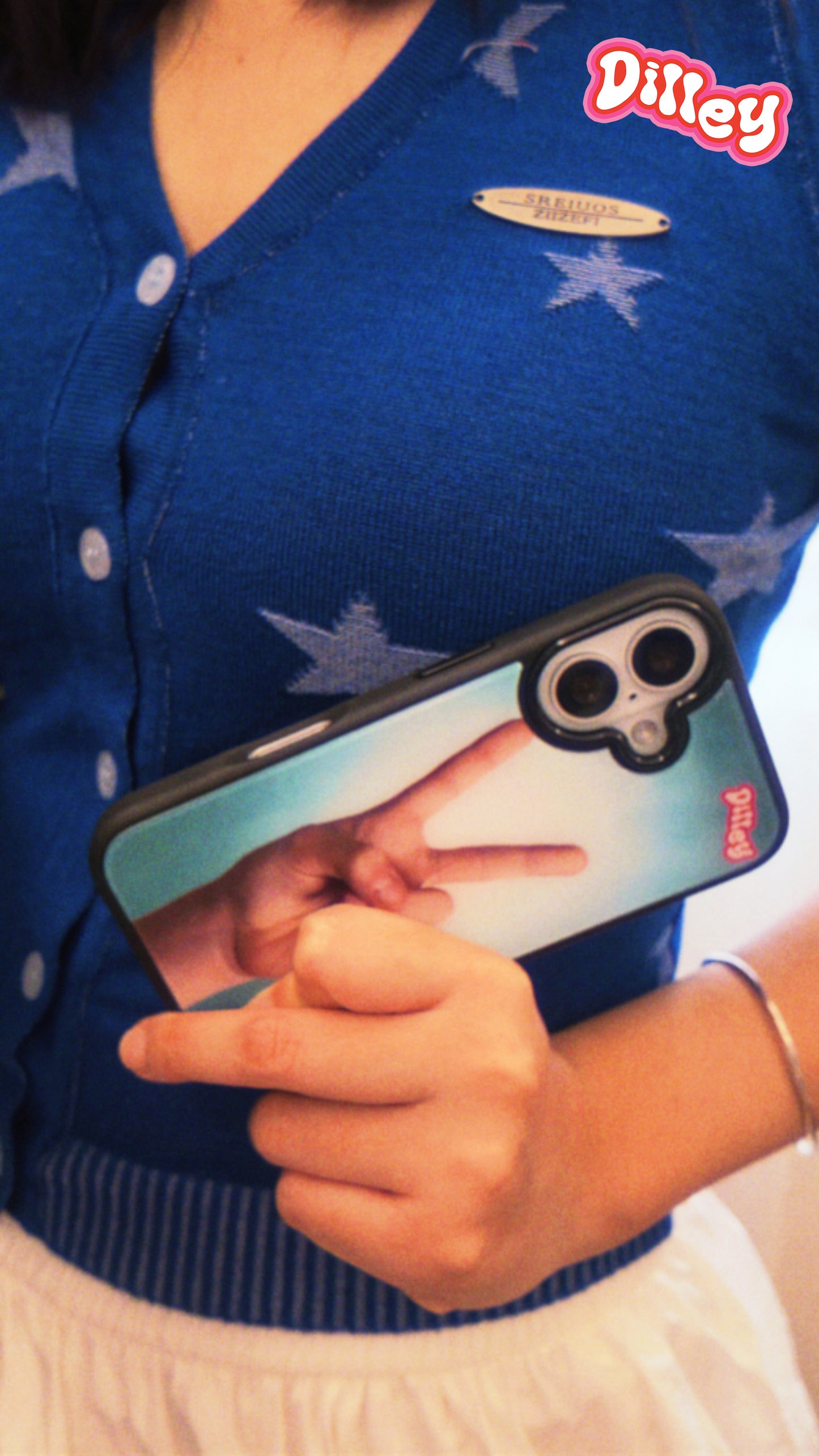 Funda para iPhone MagSafe con la Mano de la Paz